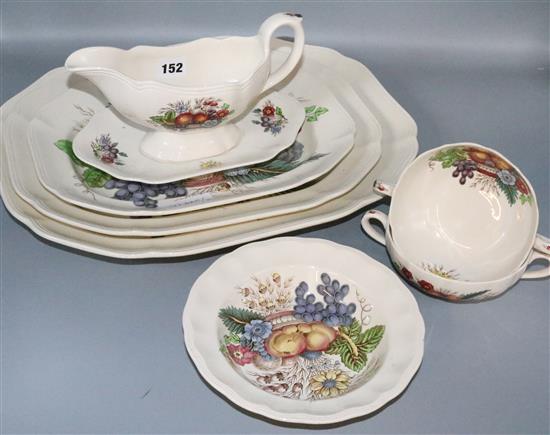 Copeland Spode Reynolds pattern wares, part dinner service